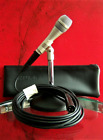 Vintage 1990's Shure SM-62 dynamic cardioid microphone old Low Z w accessories
