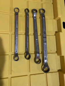 Vintage Snap-On XV Series Offset Box End Wrenches lot of 4 - Picture 1 of 9