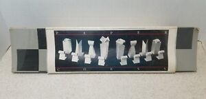 New Old Stock, Sealed, Paper Chess Set Peter Hewitt Museum of Modern Art 1988 