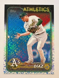 2024 Topps Aledmys Diaz All-Star Game Foil ASG #586 Oakland Athletics - Picture 1 of 2