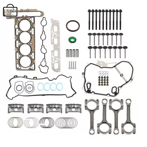 Head Gasket Seal Pistons Rings Con Rods Set For 2010-17 Chevrolet Buick GMC 2.4L - Bild 1 von 19