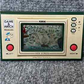 TESTED 1981 Nintendo Popeye Game and Watch new batteries