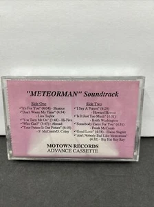 METEORMAN SOUNDTRACK 1993 MOTOWN ADVANCED PROMO CASSETTE VARIOUS ARTIST RARE - Picture 1 of 6