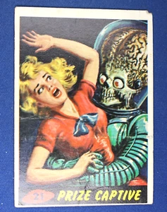 1962 Topps Bubbles - Mars Attacks - Original #21 Prize Captive - Good (crease) - Picture 1 of 7