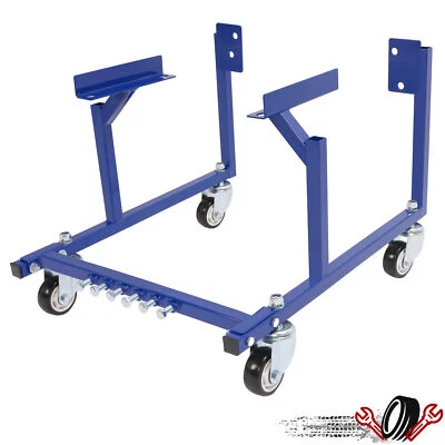 For Ford Small Block 1000 LBS Engine Cradle Lift Stands Kit With Wheels Casters Foto 1 de 4