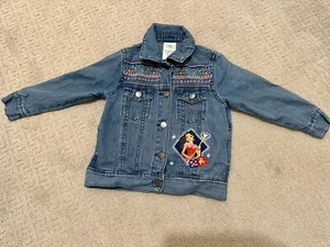 Disney Kids Girls Size 4  Elena of Avalor Blue Denim Jacket Embroidered - Picture 1 of 4
