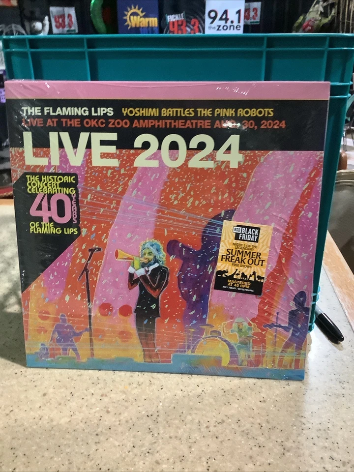 Flaming Lips Yoshimi Battles the Pink Robots Live LP Vinyl RSD 2025 Black Friday - Image 1 of 1