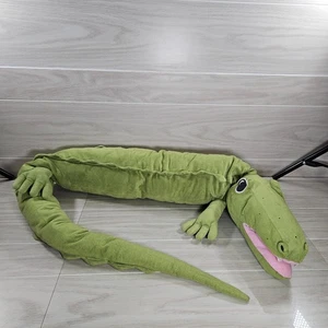 Ikea Fabler Krokodil Crocodile Plush 68" Rattle Alligator No Shirt Or Baby - Picture 1 of 7