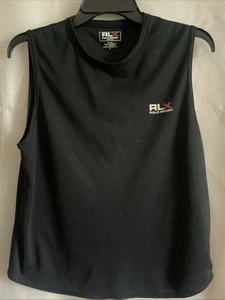 RLX Polo Sports Small Muskelshirt Vintage Herren schwarz weiß rot - Bild 1 von 5