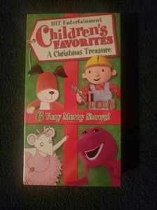 NEW SEALED Children's Favorites A Christmas Treasure VHS Barney Bob The Builder - Picture 1 of 6