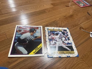 1991 1988 MLB DUO TANG Don Mattingly School Pocket Folder Yankees NEU Rare 2 Lot - Bild 1 von 8