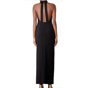 Badgley Mischka Black Bow Gown Size 14 Breakfast Tiffanys Formal Designer $740 - Bild 1 von 11