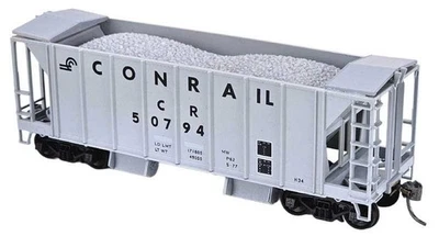 Bowser #3-1713 HO Scale 70-Ton 2 Bay Ballast Car Conrail CR #50687 KIT - Image 1 of 3