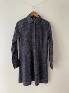 & Other Stories Stockholm Atelier kurzes Hemdblusenkleid EU 40 Large blau (32e) - Bild 1 von 12