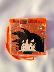 Kid Goku Game Boy Advance SP w/ Clear Orange Shell & IPS M2 - Picture 1 of 4