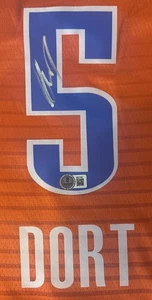 Luguentz Lu Dort Signed Autographed Oklahoma City Thunder Jersey Beckett COA - Picture 1 of 4