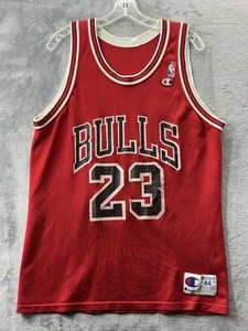 Camiseta De Colección Campeón de los Chicago Bulls NBA Michael Jordan #23 Años 90 Adulto 44 Hecha en EE. UU. - Imagen 1 de 24