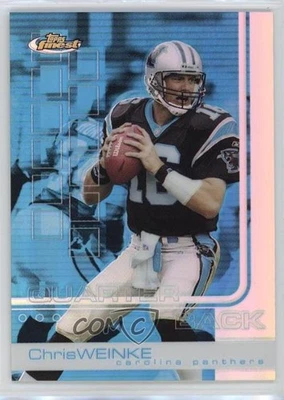 2002 Topps Finest Refractor /250 Chris Weinke #24 - Image 1 of 2