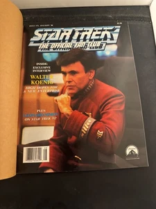 1990 Star Trek Official Fan Club Magazine #75 Walter Koenig Interview Issue - Bild 1 von 1