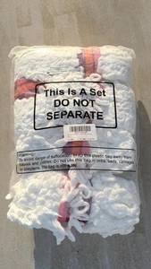 5 Rollen Schlaufengarn 100g weiß ohne Nadel Garn grob flauschig Polyester Schlaufengarn - Bild 1 von 13