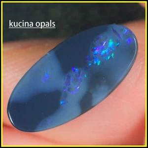 3.25ct Australian Natural BLACK OPAL KucinaOpals + VIDEO - Picture 1 of 9