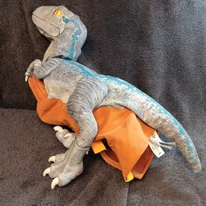 Wow Stuff Jurassic World Real FX babyblauer Dinosaurier Animatronic Handpuppe Spielzeug - Bild 1 von 11