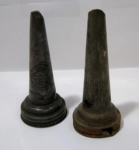 Antikes Konvolut 2 Ölausgießer - Meister - Mobiloil - Petroliana - Bild 1 von 6