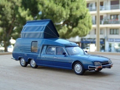 Caravan Camper Citroën CX Tissier 1/43 Blu PENTHOUSE 1980 Nuovo - Immagine 1 di 4