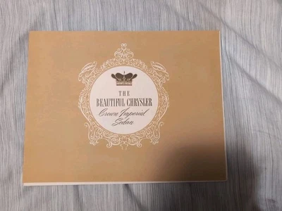 Chrysler Crown Imperial 1948 sedán vintage carpeta de folletos de venta de autos Foto 1 de 3