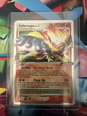 Infernape LV.X DP10 Pokemon TCG Diamond & Pearl Black Star Promos Holo HP - Image 1 of 2