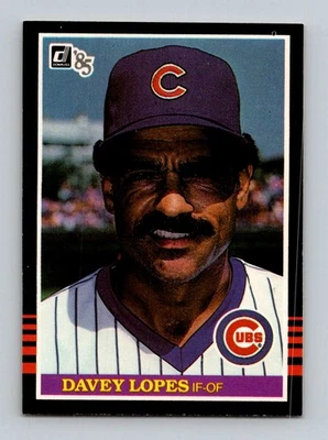 1985 Donruss #604 Davey Lopes 85d1 - Image 1 of 2