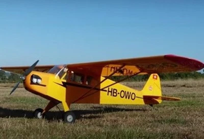 RC Piper J3 Cub Flugmodell 1800mm Holzbausatz EP für 4-6S LiPo GP 7,45-10ccm KIT - Bild 1 von 4