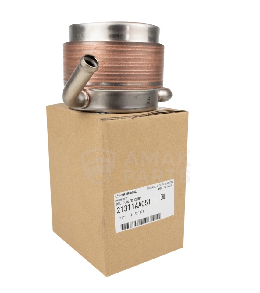 Oil Cooler for Subaru Impreza WRX STI Legacy Outback EJ205 EJ255 21311AA051 - Image 1 of 4