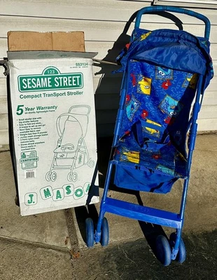 Vintage J.Mason Sesame Street Light Weight ELMO Skedaddle Stroller Cool! - Image 1 of 4