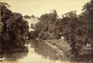 Original Late 19th Early 20th Century Photo of Warwick Castle 28.5x19cm (H) - Picture 1 of 2
