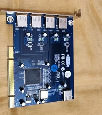 USB 2.0 PCI Interface Card 5 Port Belkin F5U220 REV 3 - Image 1 of 4