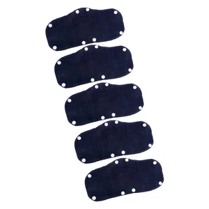 5PC Industrial Helmet Sweatband Hard Hat Liner Accessories Washable Dark Blue - Picture 1 of 5