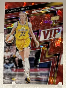 2025 Panini National VIP Gold National - RED Cracked Ice #9 Cameron Brink 8/99 - Picture 1 of 2