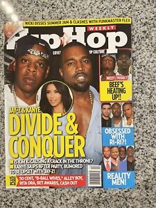 Hiphop weekly magazine June 2012 cover Jay-Z & Kanye west / Kim Kardashian