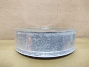 Member's Mark Wired Edge Holiday Ribbon, 1.5" Wide x 50 Yards Silver Shimmer - Picture 1 of 1
