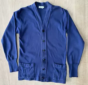 Cárdigan deportivo estilo vintage Heller's Café 38 pequeño almacén Japón - Imagen 1 de 10