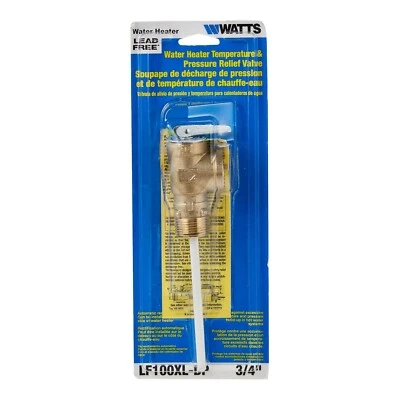 Watts LF100XL 3/4" Lead-Free Water Heater Pressure Relief Valve 0958208 - Image 1 of 4