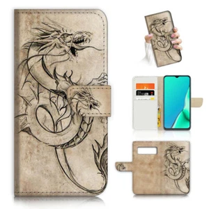 ( For Google Pixel 7 Pro ) Wallet Flip Case Cover AJ23875 Dragon - Photo 1 sur 7