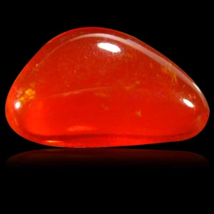 1.09 ct Attractive AAA+ Fancy Cabochon Shape (10 x 6 mm) Red Red Fire Opal Stone - Picture 1 of 1