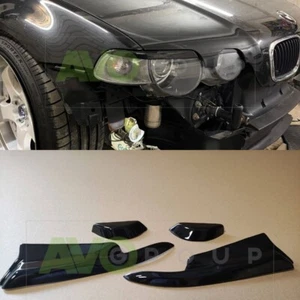 Headlight Eyelids for BMW 3 E46 Compact 2001-2005 ABS Gloss - Picture 1 of 5