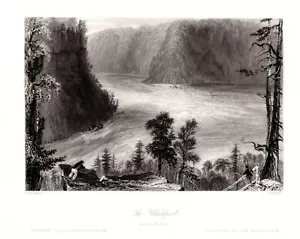 The Niagara Whirlpool Niagara River Ontario, Canada, 1841 FREEPOST - Picture 1 of 1