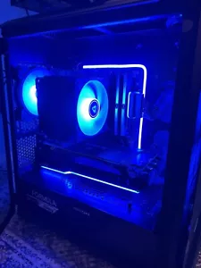 Overclockers Gaming PC - AMD 5 2600 - NVIDIA GTX 1080 - 16GB RAM - RGB Goodies - Picture 1 of 16