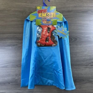 Super Emoji Caca Disfraz Infantil Capa/Máscara Azul Halloween Vestir Juegos con disfraces - Imagen 1 de 6