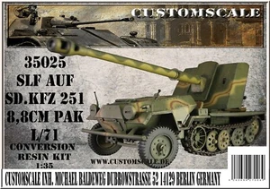 CS 35025 Selbstfahrlafette (Sfl) 8,8cm Pak 43 L/71 SdKfz 251 A Con. Customscale - Picture 1 of 6