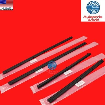 GENUINE OEM TOYOTA 07-12 YARIS SEDAN FRONT & REAR INNER WINDOW WEATHERSTRIP SET - Image 1 of 2